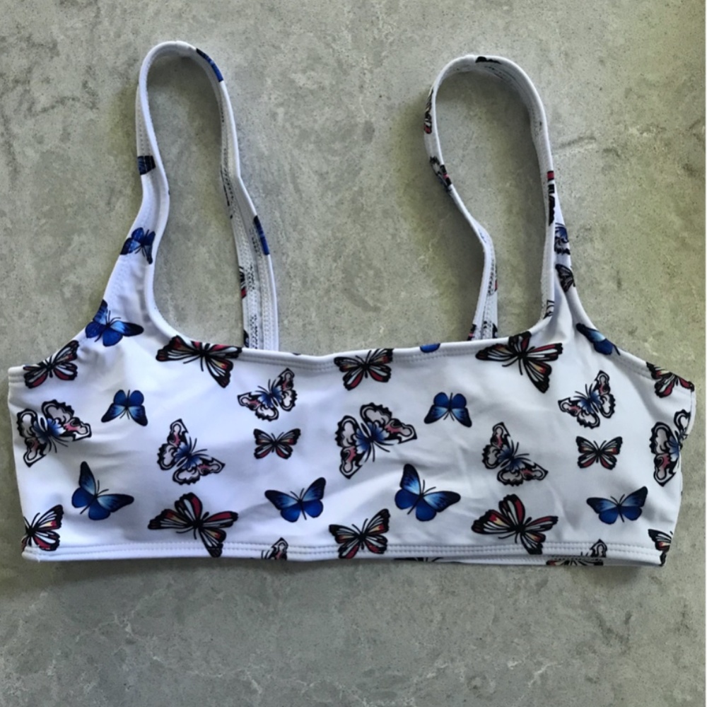 Shein Butterfly Bikini Top